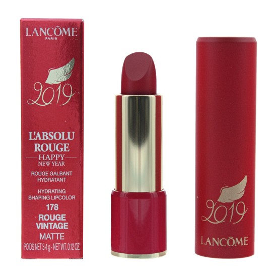 Lancôme L'absolu Rouge 2019 Edition #178 Rouge Vintage Lipstick 3.4