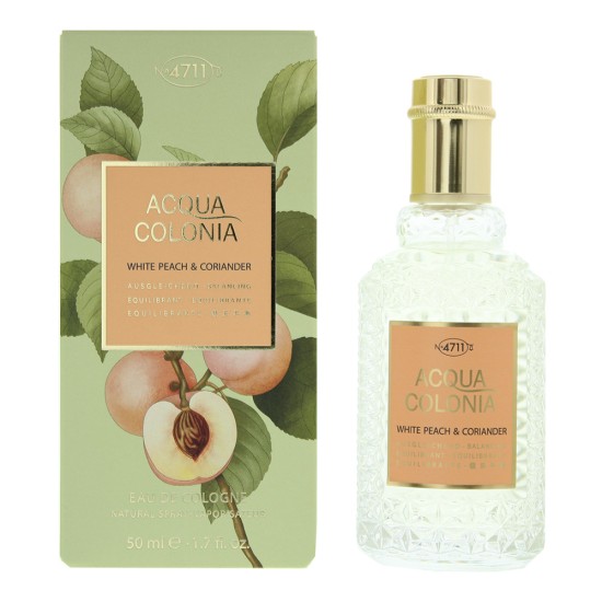 4711 Acqua Colonia White Peach & Coriander Eau de Cologne 50ml