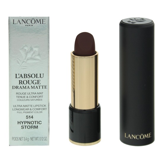 Lancôme L'Absolu Rouge Drama Matte #514 Hypnotic Storm Lip Color 3.4