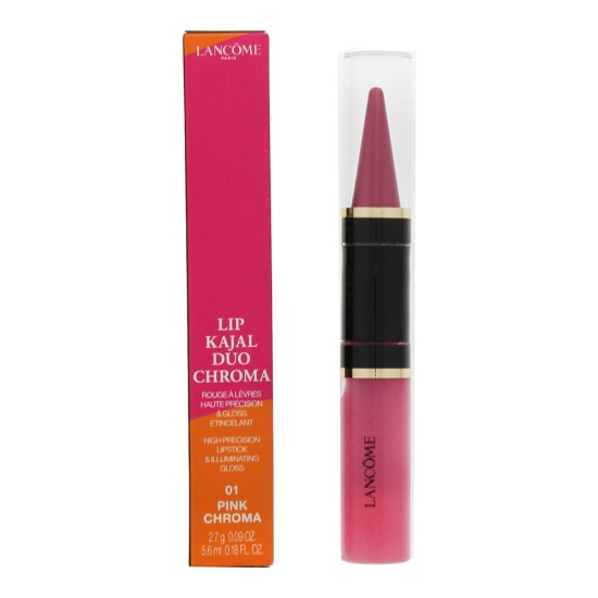 Lancôme Lip Kajal Duo Chroma 01 Pink Chroma High Precision Lipstick 2.7g & Illuminating Gloss 5.6m