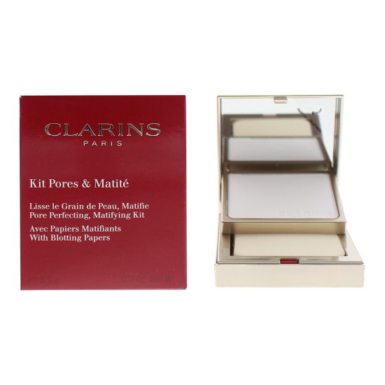 Clarins Kit Pores & Matite Pore Perfecting Matifying Kit With Blotting Papers 6.