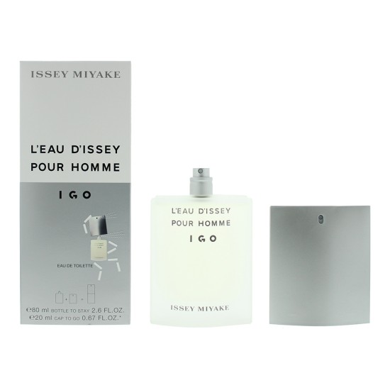 Issey Miyake L'eau D'issey Pour Homme IGO Eau de Toilette 80ml Bottle + 20ml Cap