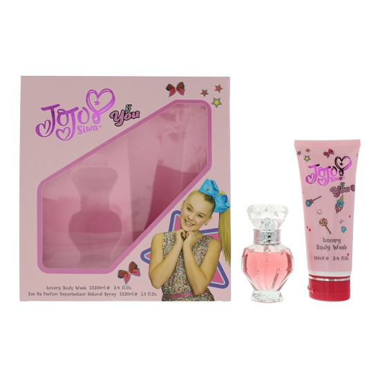 Jojo Siwa Be You 2 Piece Gift Set: Eau de Parfum 30ml - Luxury Body Wash 100ml