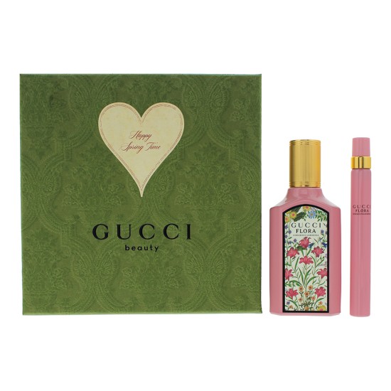 Gucci Flora Gorgeous Gardenia 2 Piece Gift Set: Eau de Parfum 50ml - Eau de Parf