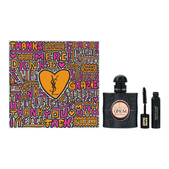 Yves Saint Laurent Black Opium 2 Piece Gift Set: Eau de Parfum 30ml - Mascara 2m