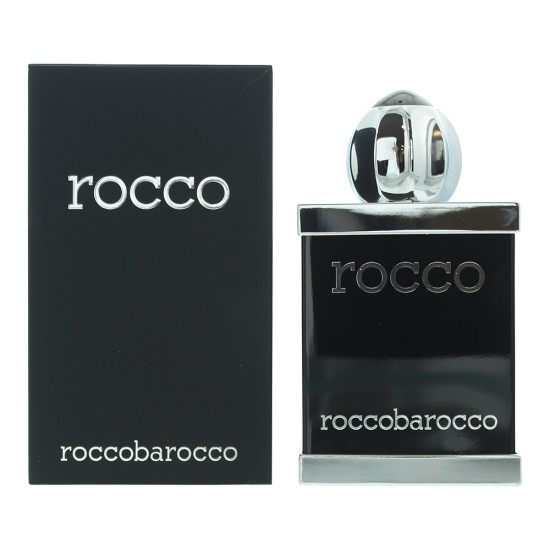 Rocco Barocco Black For Men Eau De Toilette 100ml