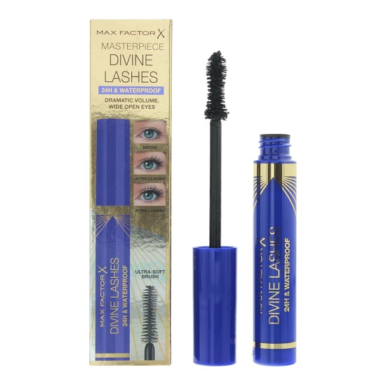 Max Factor Divine Lashes 24H Waterproof Black Mascara 9ml