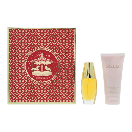 Estée Lauder Beautiful 2 Piece Gift Set: Eau De Parfum 30ml - Body Lotion 75m