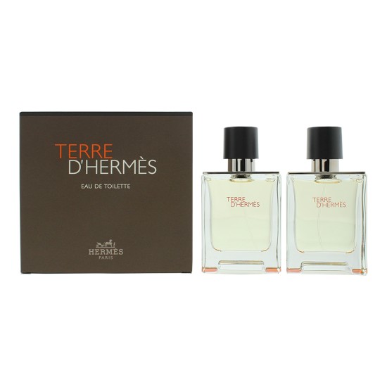 Hermès Terre D'hermès 2 Piece Gift Set: Eau de Toilette 2 x 50