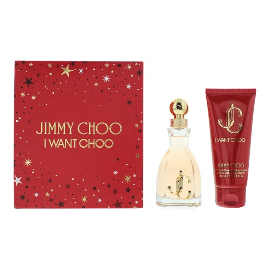 Jimmy Choo I Want Choo 2 Piece Gift Set: Eau de Parfum 60ml - Body Lotion 100ml