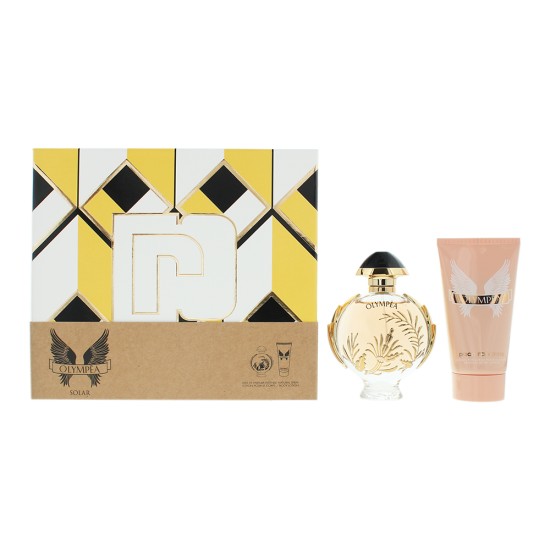 Paco Rabanne Olympéa Solar 2 Piece Gift Set: Eau de Parfum 50ml - Body Lotion 7