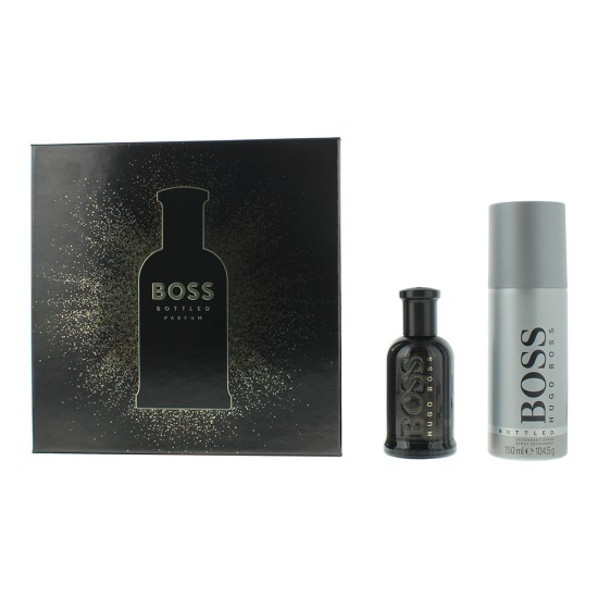 Hugo Boss Bottled 2 Piece Gift Set: Parfum 50ml - Deodorant Spray 150ml