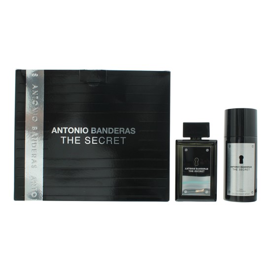 Antonio Banderas The Secret 2 Piece Gift Set: Eau de Toilette 100ml - Deodorant