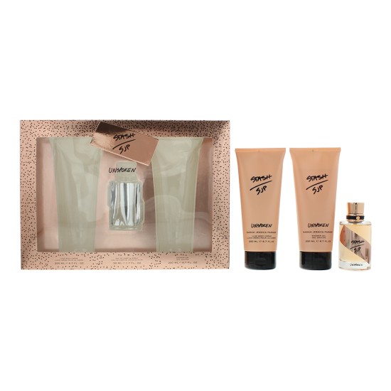 Sarah Jessica Parker Stash Unspoken 3 Piece Gift Set: Eau de Parfum 50ml - Showe