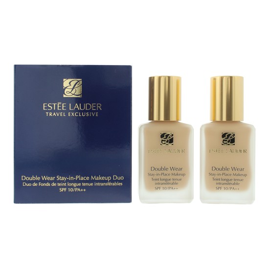 Estée Lauder Double Wear Stay-In-Place Makeup 1W2 Sand Duo Foundation 2 x 30m